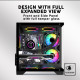 CASING / CASE PC ARMAGGEDDON AQUARON WIBO BLACK M-ATX WITH FRONT PANEL TEMPERED GLASS