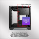 CASING / CASE PC ARMAGGEDDON AQUARON WIBO BLACK M-ATX WITH FRONT PANEL TEMPERED GLASS