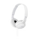 SONY MDR-ZX110AP WHITE ON EAR HEADPHONE