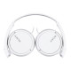 SONY MDR-ZX110AP WHITE ON EAR HEADPHONE