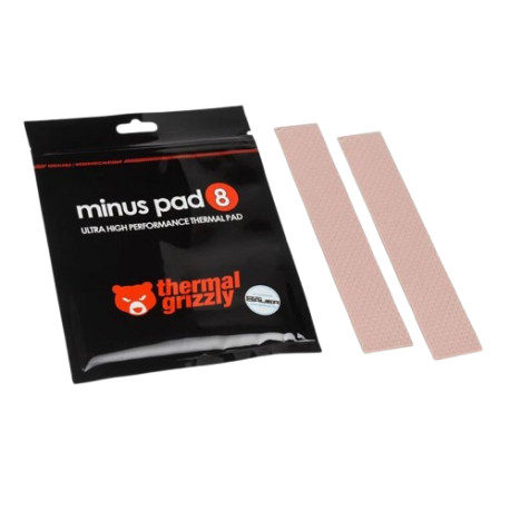 THERMAL GRIZZLY Minus Pad 8 High Performance Thermal Pad 120x20x0.5mm ( 2 PCS PER PACK ) - 0.5 MM