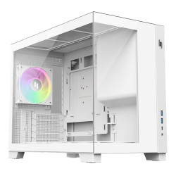 GAMEMAX NEX C33 PANORAMIC VIEW PC CASE M-ATX - WHITE