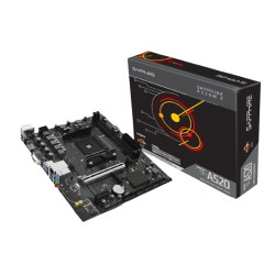MOTHERBOARD SAPPHIRE A520M-E AM4 DDR4 PCIE3