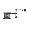 BRACKET MONITOR SINGLE ARM REXUS DBM03 / DBM-03 17 - 32 INCH WITH LAPTOP STAND 10 - 15.6 INCH