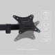 BRACKET MONITOR SINGLE ARM REXUS DBM03 / DBM-03 17 - 32 INCH WITH LAPTOP STAND 10 - 15.6 INCH