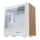 TECWARE TIMBER M TG HIGH AIRFLOW MATX CASE WITH 4 FANS - WHITE