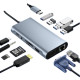 CONVERTER HUB USB TYPE C TO 11 IN 1