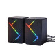 SPEAKER USB K2066 USB+35MM 5V 2.0 LED LIGHTNING