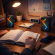 SPEAKER USB K2066 USB+35MM 5V 2.0 LED LIGHTNING