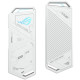 ASUS ROG STRIX ARION ESD-SIC M.2 NVME SSD ENCLOSURE USB 3.2 GEN2 TYPE-C 10GBS - BLACK / WHITE