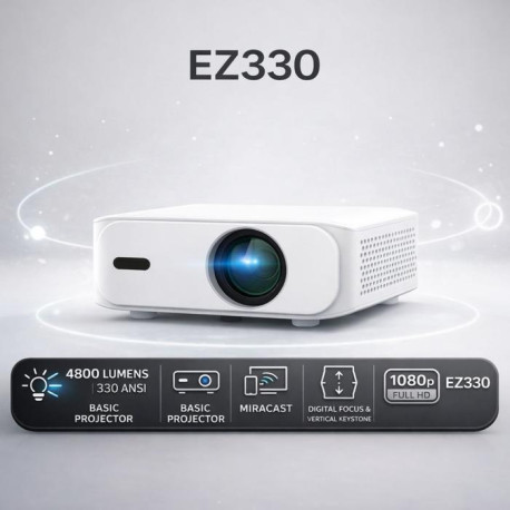 EZZRALE EZ330 PROYEKTOR 330 ANSI 1080P FULL HD