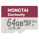 MICROSD HONGTAI CURIOSITY 64GB HIGHSPEED 100MB/S V30 4K UHD A1