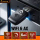 VENTUZ WIFI6 AX USB WIRELESS ADAPTER + BLUETOOTH 5.4 DUAL BAND