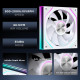 JUNGLE LEOPARD PRO FLOW 360 SE WHITE ARGB 4.0inch LCD DISPLAY CPU COOLER