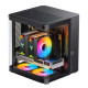 JONSBO TK-1 TEMPERED GLASS MID TOWER M-ATX CASING WHITE & BLACK