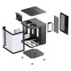 JONSBO TK-1 TEMPERED GLASS MID TOWER M-ATX CASING WHITE & BLACK