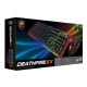 COUGAR KEYBOARD MOUSE COMBO DEATHFIRE EX HYBRID 8 COLOR BACKLIGHT ORIGINAL