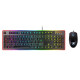 COUGAR KEYBOARD MOUSE COMBO DEATHFIRE EX HYBRID 8 COLOR BACKLIGHT ORIGINAL