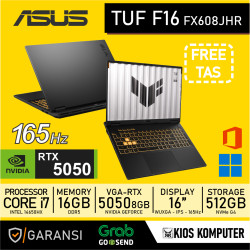 ASUS TUF F16 CORE i7-14650HX 16GB DDR5 512GB NVMe G4 RTX 5050-8GB 16" WUXGA IPS 165Hz sRGB W11 Office