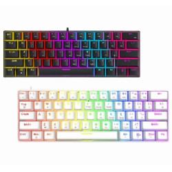 KEYBOARD WYRED ARMAGGEDDON MKA 1C CORE MECHANICAL GAMING BACKLIGHT BLACK / WHITE