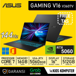 ASUS GAMING V16 V3607V CORE 7-240H 16GB DDR5 512GB NVMe RTX 5060-8GB 16" WUXGA 144Hz W11+OH24