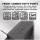 CASING / CASE KOMPUTER / PC ARMAGGEDDON AQUARON X CURVED VISION 8 - BLACK