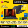 MSI CYBORG 15 9S7-15Q342-050 CORE 7-240H 16GB DDR5 512GB NVMe RTX5060 8GB 15.6" FHD IPS 144Hz W11 OHS