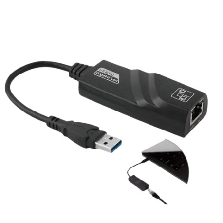 VORTEZZ USB TO LAN ETHERNET ADAPTER 10/100/1000MBPS USB 3.0 / TYPE C 3.1