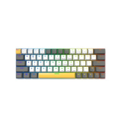 KEYBOARD MECHA NYK NEMESIS HORUS MKN03 WHITE GREY BLUE SWITCH