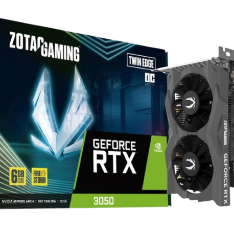 VGA CARD ZOTAC RTX 3050 6GB TWIN EDGE OC DDR6