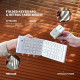 KEYBOARD MOUSE REXUS WIRELESS FOLDED GAMI KMF01 BEIGE COMBO
