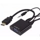 HDMI to VGA + Audio CONVERTER