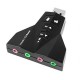 CONVERTER USB SOUND CARD 7.1 DOUBLE HEADSHET