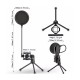 Stand microphone mini tripod pop filter shockproof shock mount mic