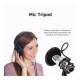 Stand microphone mini tripod pop filter shockproof shock mount mic