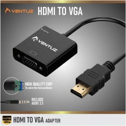 VENTUZ CONVERTER HDMI TO VGA+AUDIO