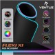 VENTUZ FLEXI X1 XXL large RGB LED mouse pad 30x80cm