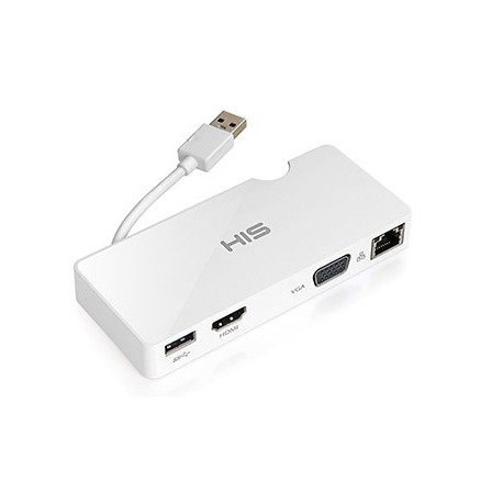 HIS DOCKING USB TO VGA HDMI LAN