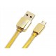 REMAX GOLD CABLE MICRO USB 1M