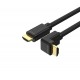 UNITEK HDMI CABLE 2.0 RIGHT ANGLE 90 2M YC1001