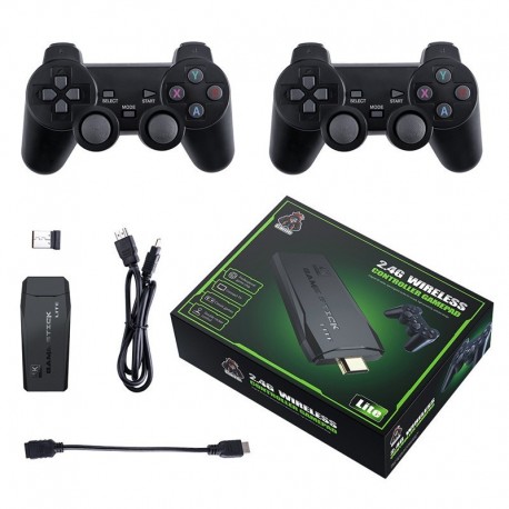 GAME STICK 4K GAME CONSOLE WIRELESS HDMI TV RETRO 32GB