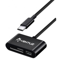 VENTUZ USB TYPE C TO CARD READER 3 IN 1 TF/SD/USB