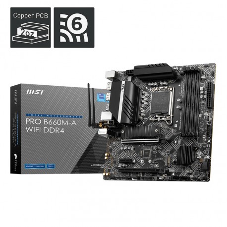 MOTHERBOARD MSI B660M A WIFI - 1700 AL