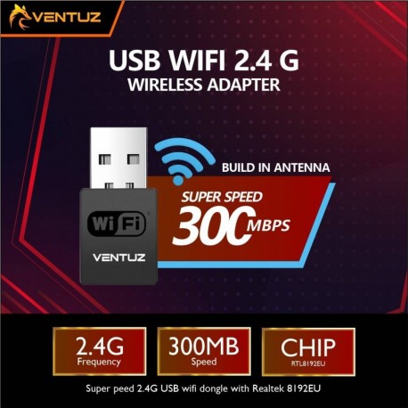 VENTUZ – USB WIFI 2.4G WIRELESS ADAPTER