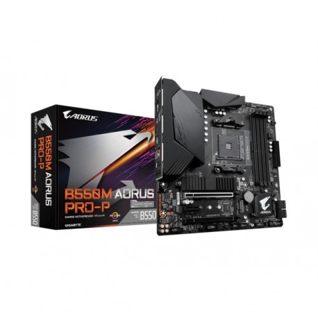 MOTHERBOARD GIGABYTE B550M AORUS PRO-P - AM4