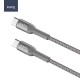 RAPA CABLE TYPE C TO TYPE C DC1013 BLACK/GREY